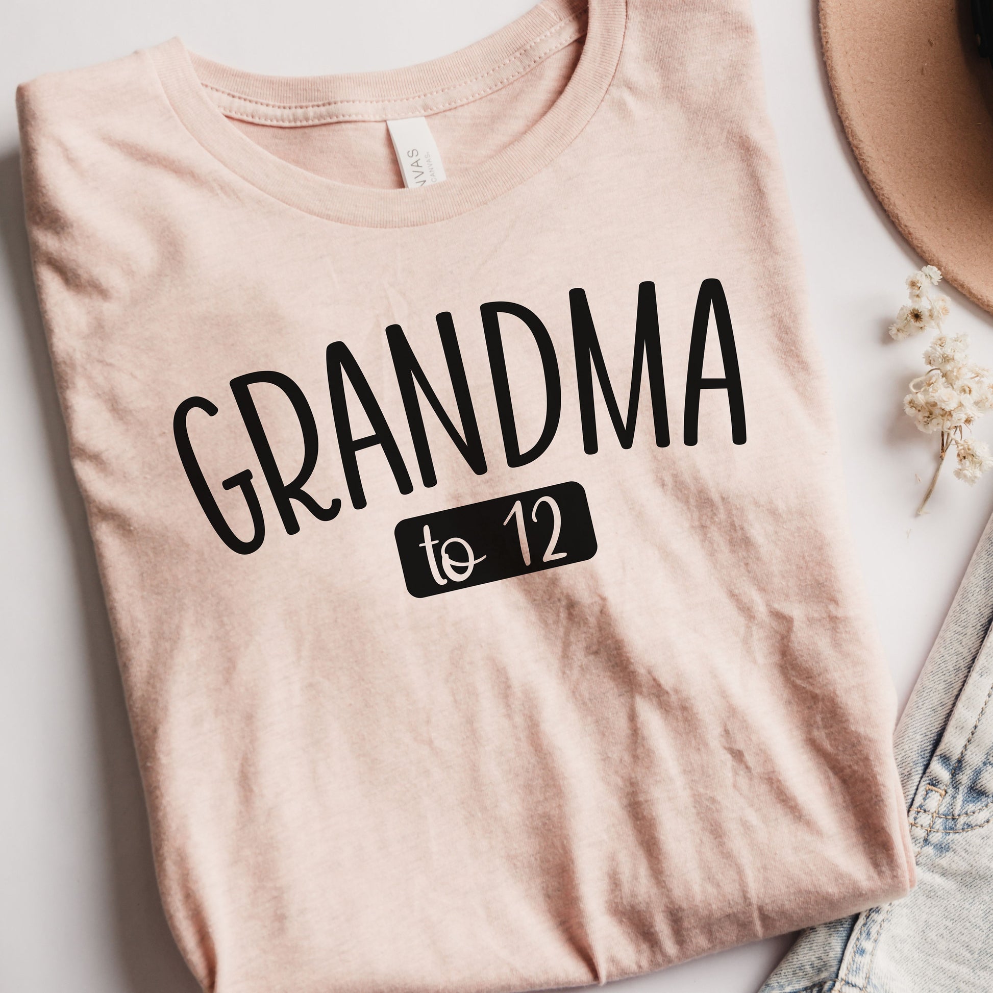 New Grandma Gift, Grandma Birthday Gift, Personalized Grandma Shirt, Mother's Day Gift