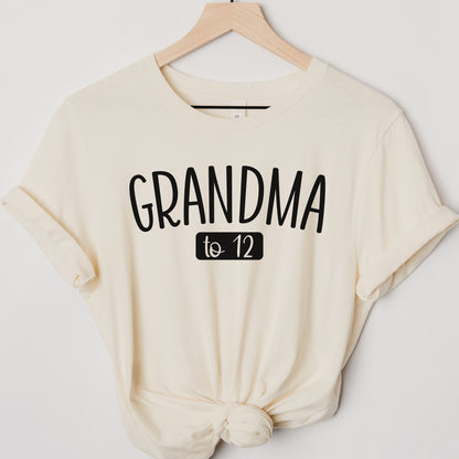 New Grandma Gift, Grandma Birthday Gift, Personalized Grandma Shirt, Mother's Day Gift