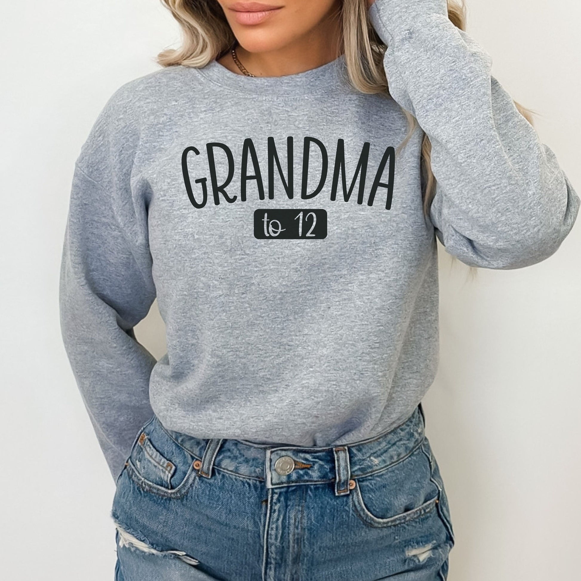 Custom Grandma sweatshirt, personalized grandma sweat shirt, this grandma belongs to