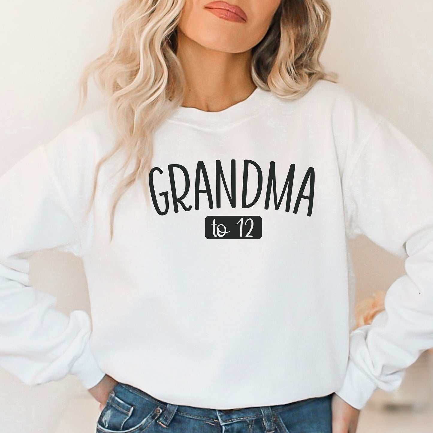 Custom Grandma sweatshirt, personalized grandma sweat shirt, this grandma belongs to