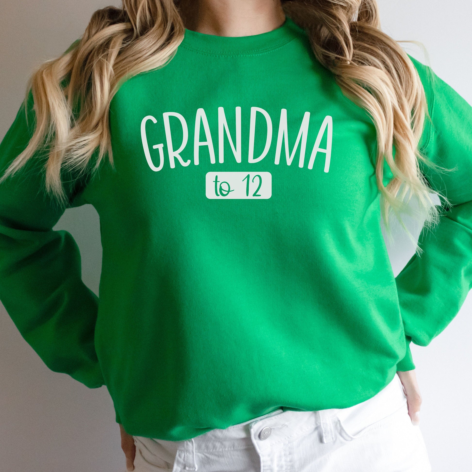 Custom Grandma sweatshirt, personalized grandma sweat shirt, this grandma belongs to