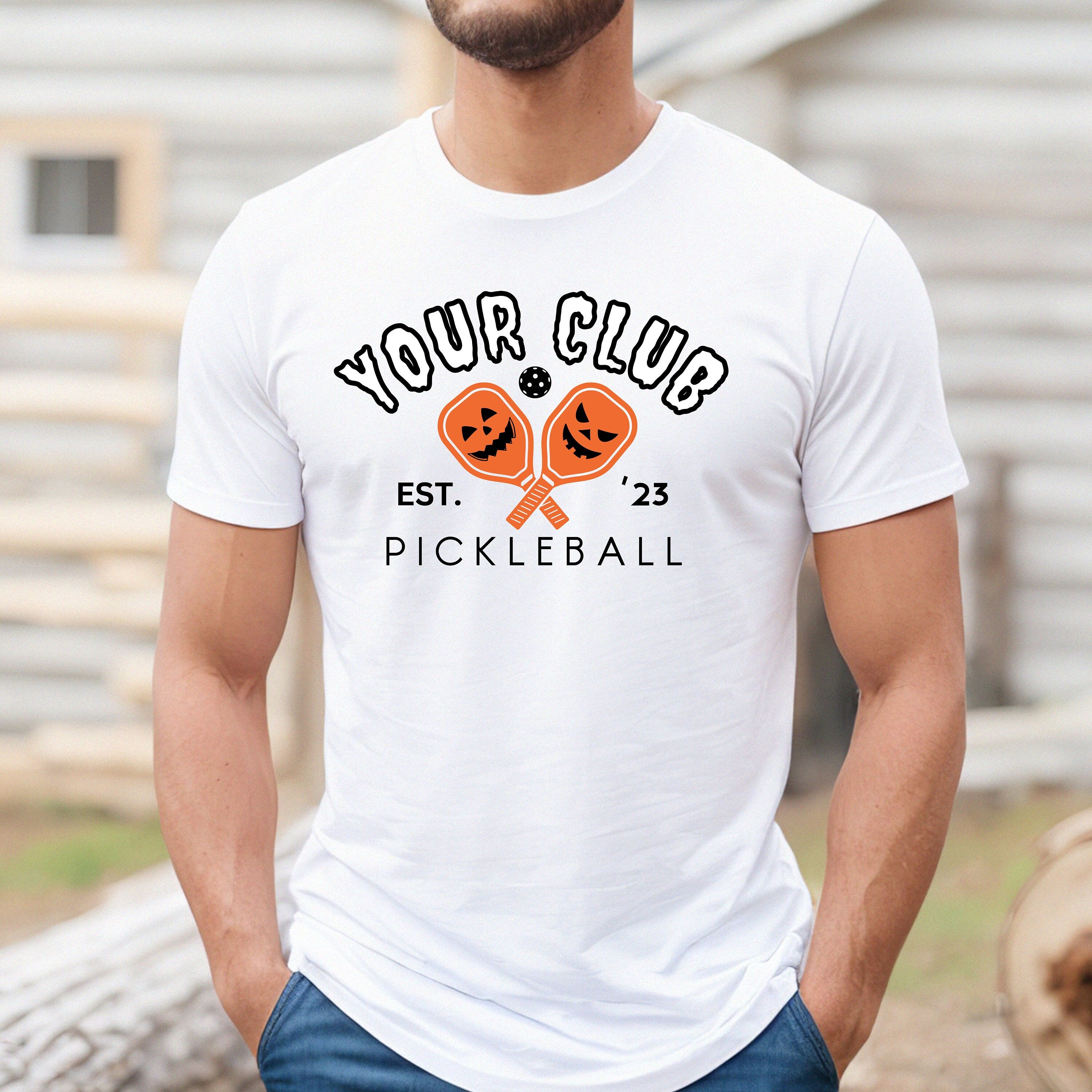 Halloween Pickleball Shirt, Pickleball League Shirt, Halloween Team Pickleball Shirt