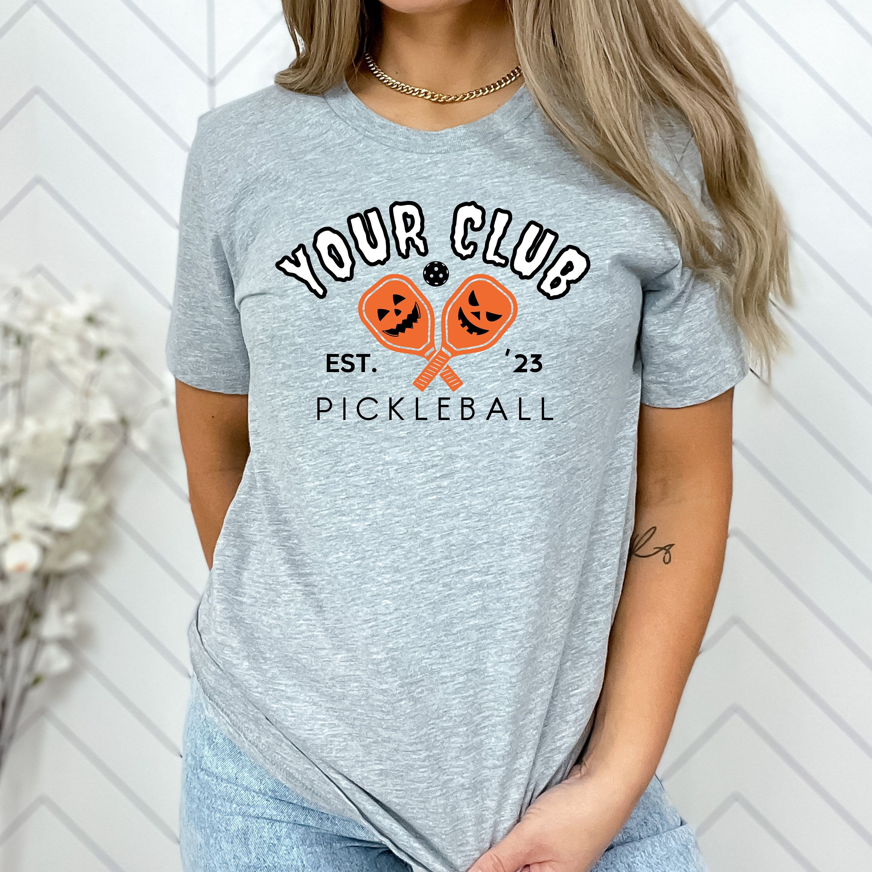 Halloween Pickleball Shirt, Pickleball League Shirt, Halloween Team Pickleball Shirt