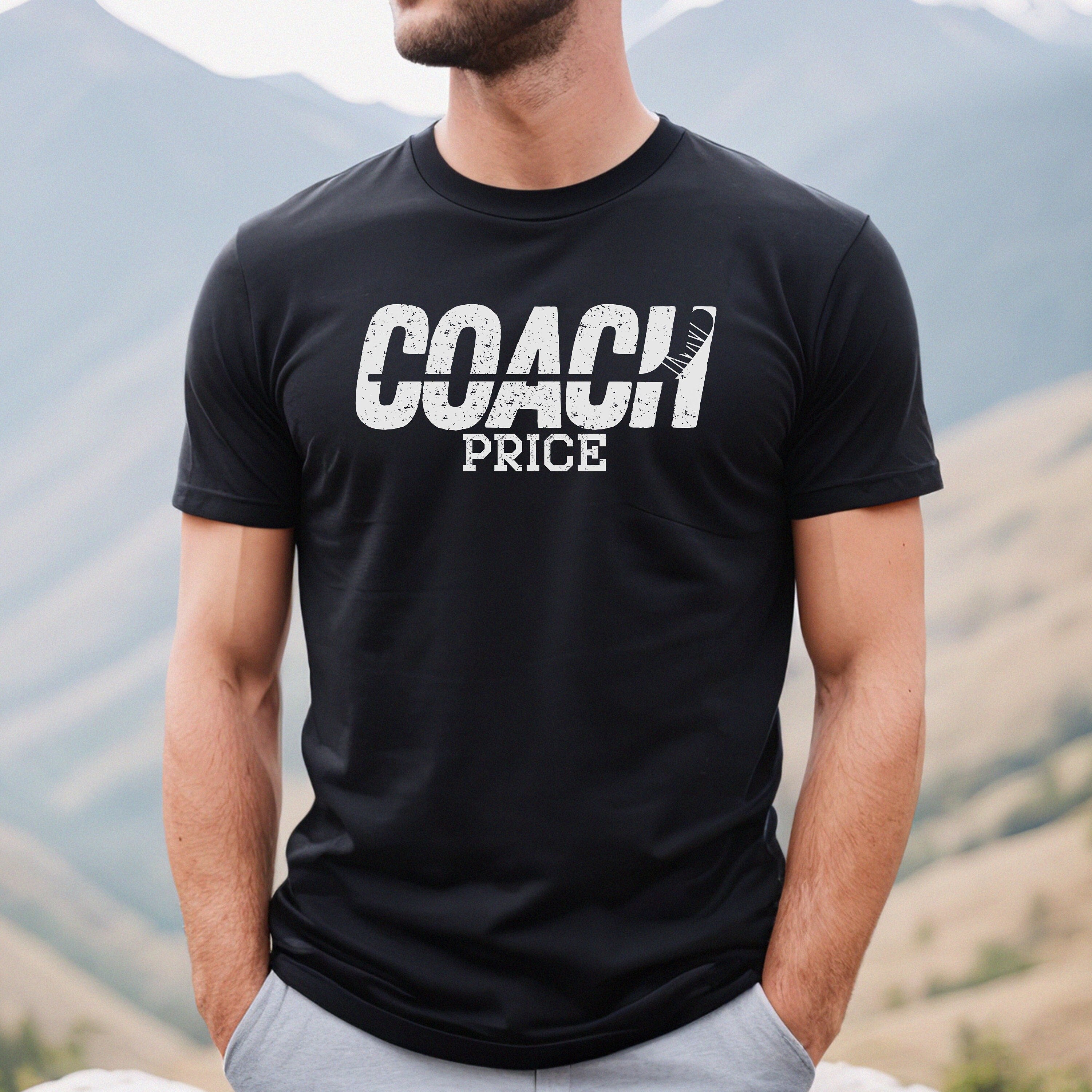 Custom Hockey Coach Shirt, Coaches gift hockey, Personalized hockey coach gift