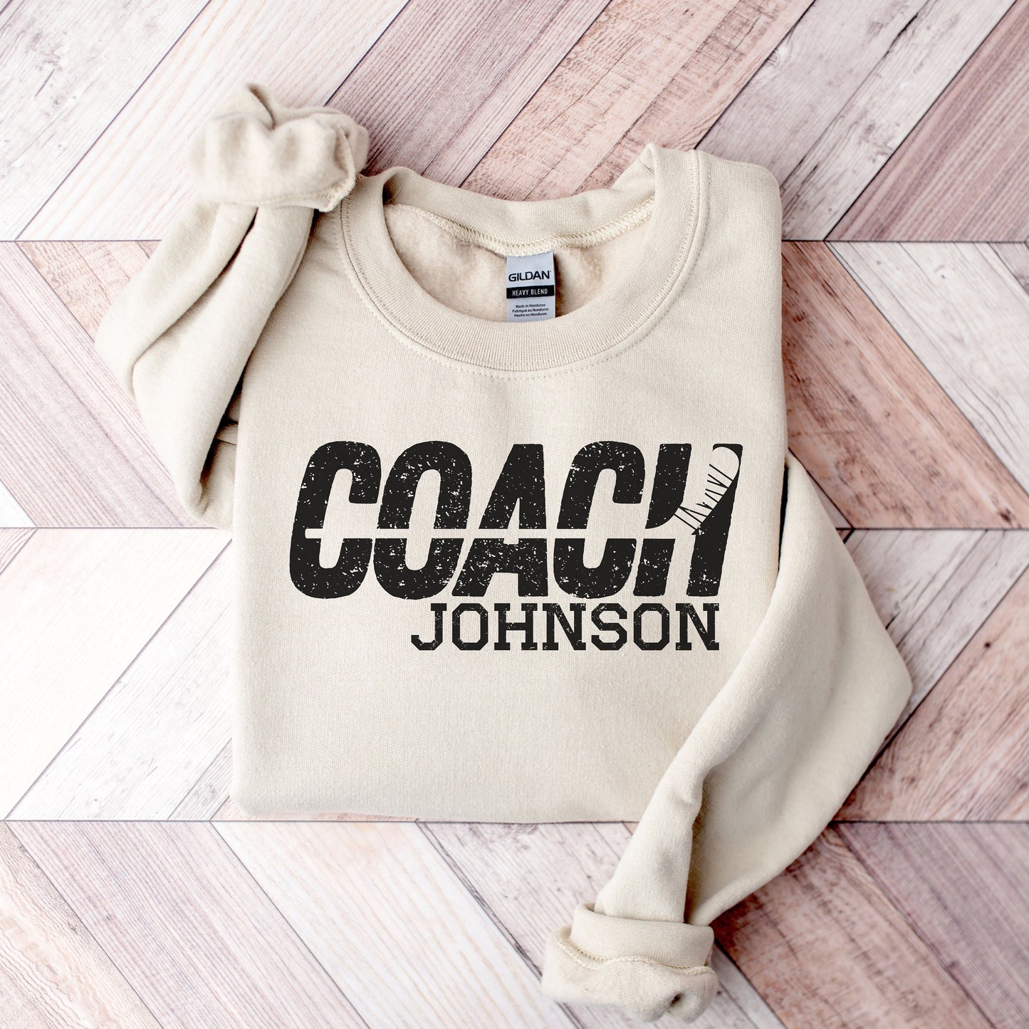 Custom Hockey Coach Sweatshirt, Personalized Hockey Coach Crewneck, Hockey Coach Gift