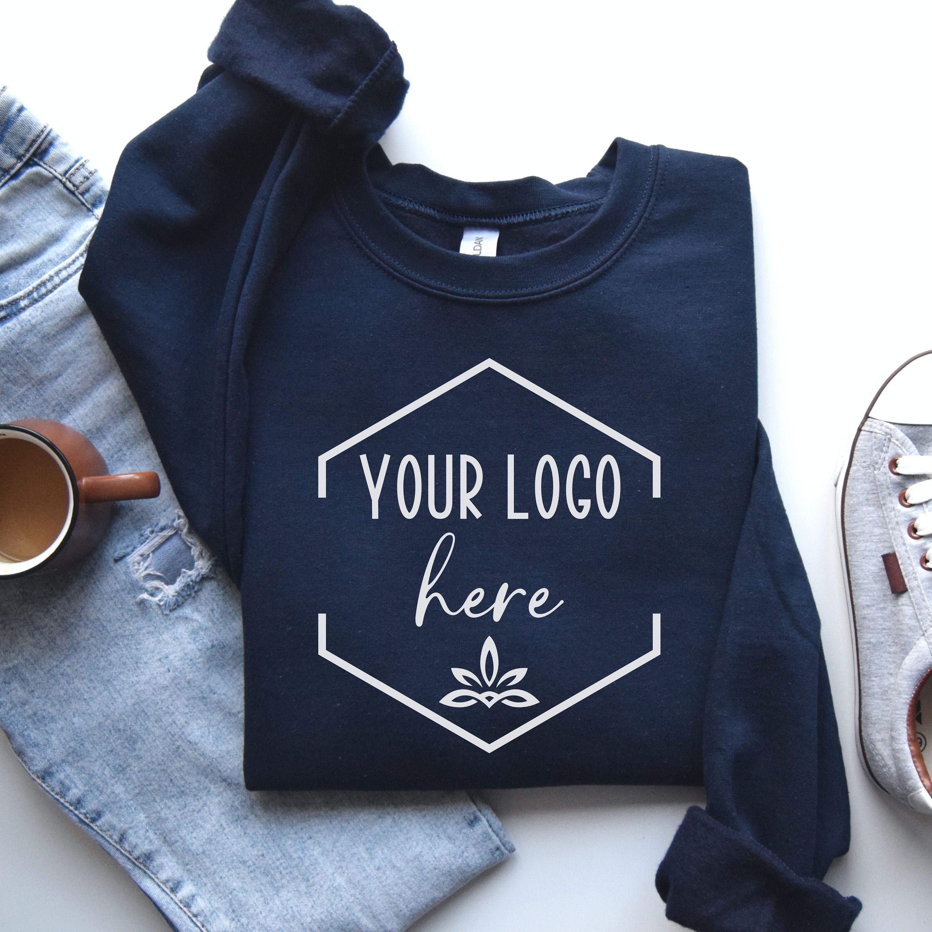 Custom Company Hoodie, Personalized Logo Sweatshirt