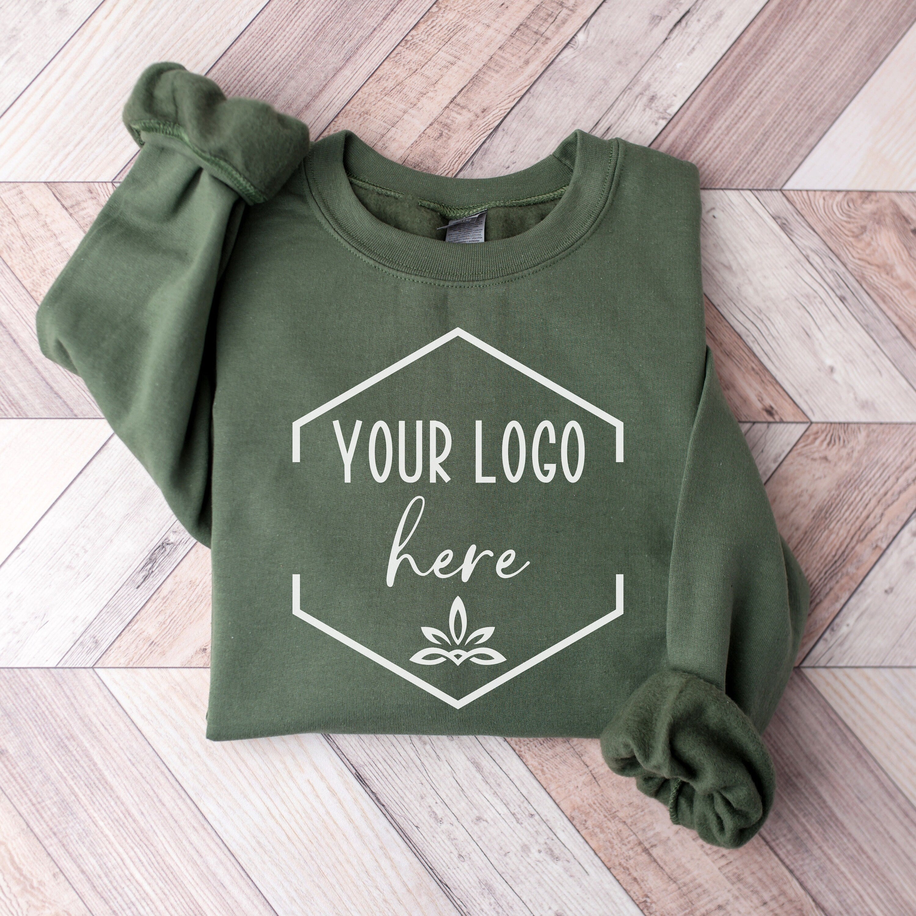 Custom Company Hoodie, Personalized Logo Sweatshirt