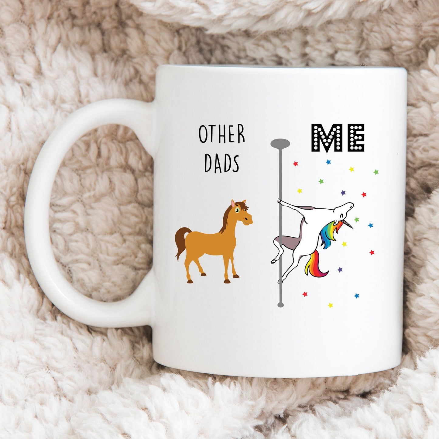 Dad Coffee Mugs Unicorn Cool Father Cups Funny Fathers Day Gifts From Daughter Or Son Beautiful Premium Quality Tea Cup Gag Gift For Dad