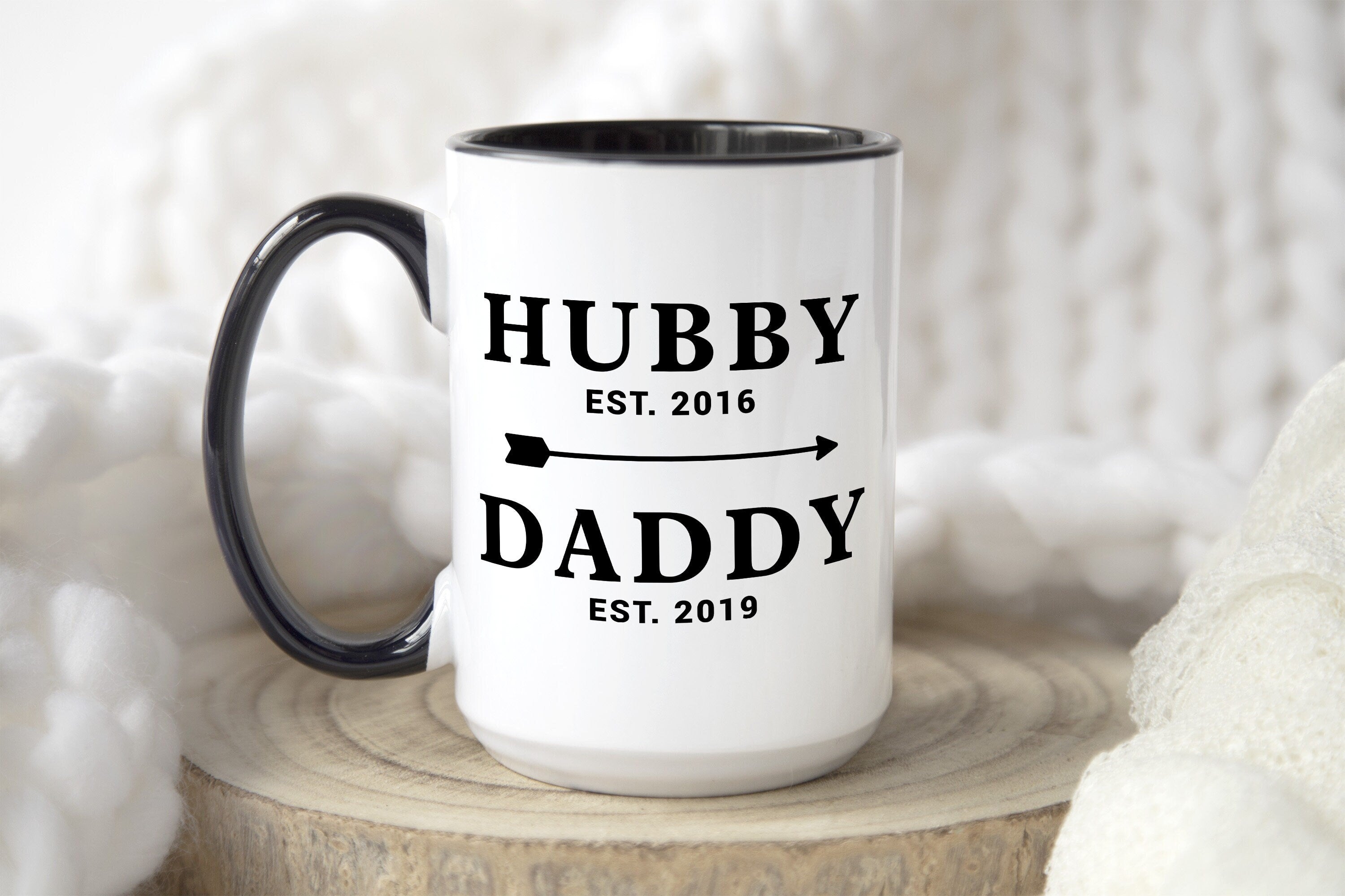 First Christmas Gift From Daughter From Wife From Son From Kids From Baby Girl Gift For Son New Dad Mug 1st Christmas Gifts