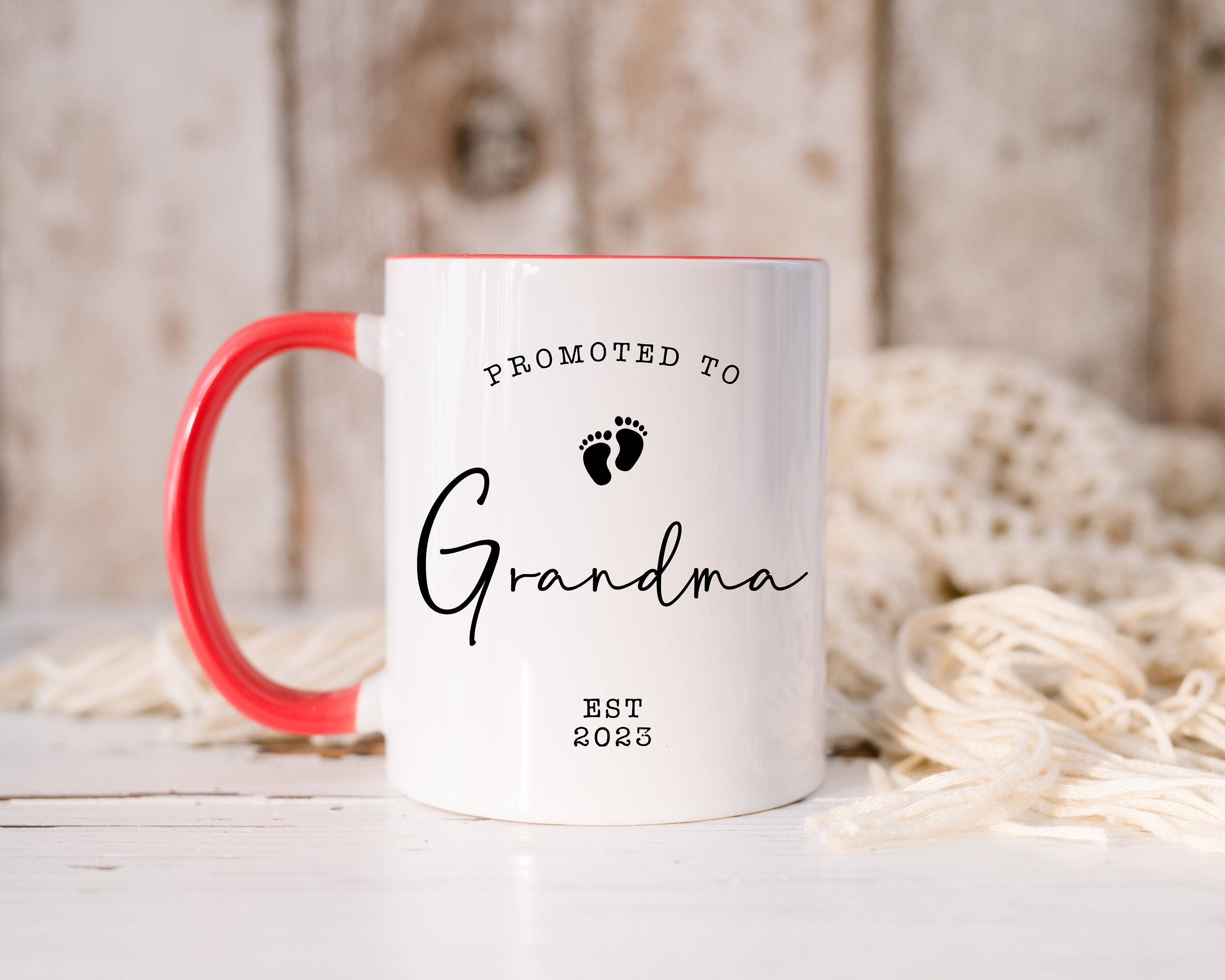 Grandma Grandpa Mug Set, Pregnancy Announcement,Grandparents Mug set, New Grandpa Mug, New Grandma Mug, New Baby Announcement