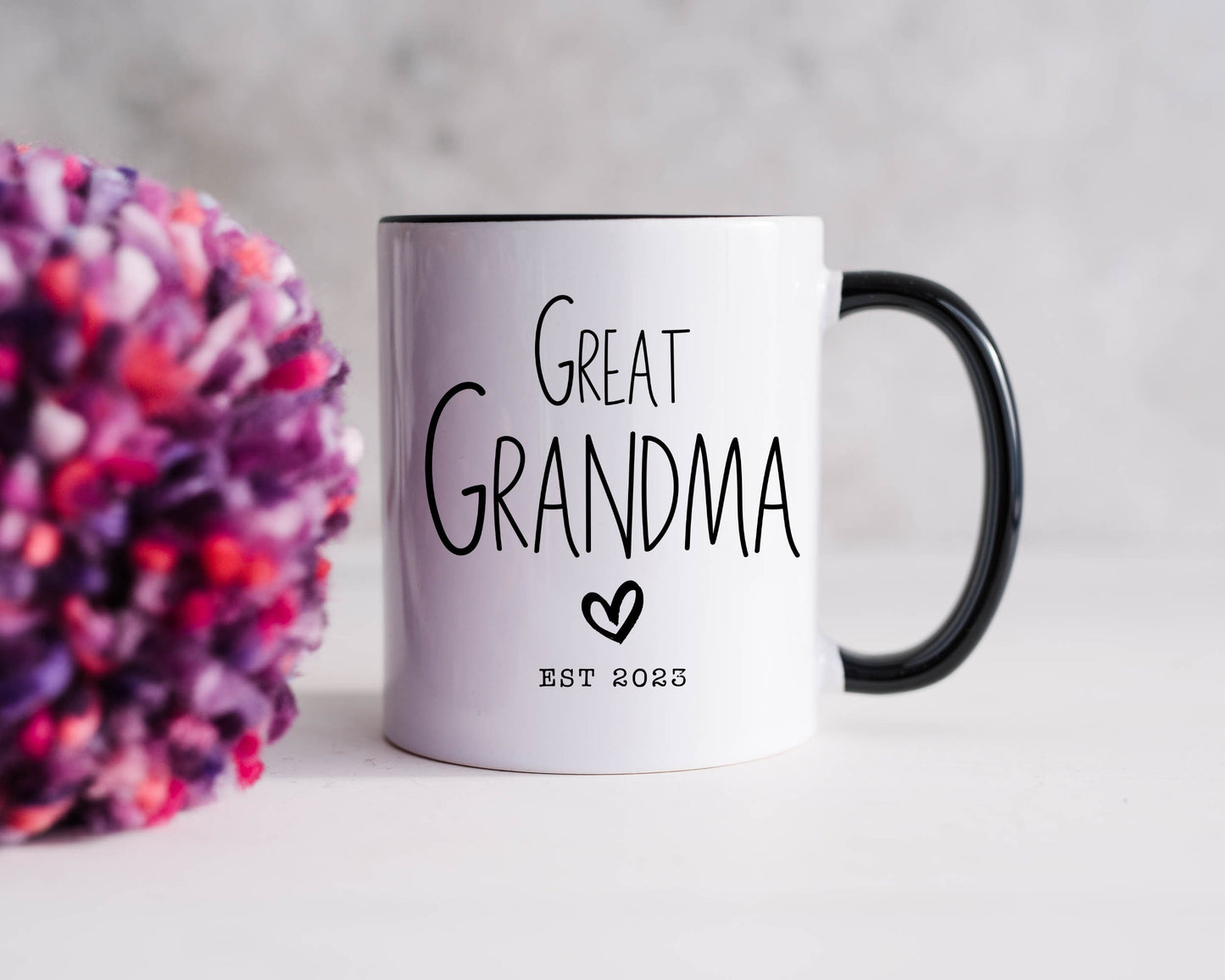 Great Grandma Great Grandpa Mug Set Heart, Pregnancy Announcement, Baby Announcement, Grandpa Mug, Grandma Mug, Grandma Gift, Grandpa Gift