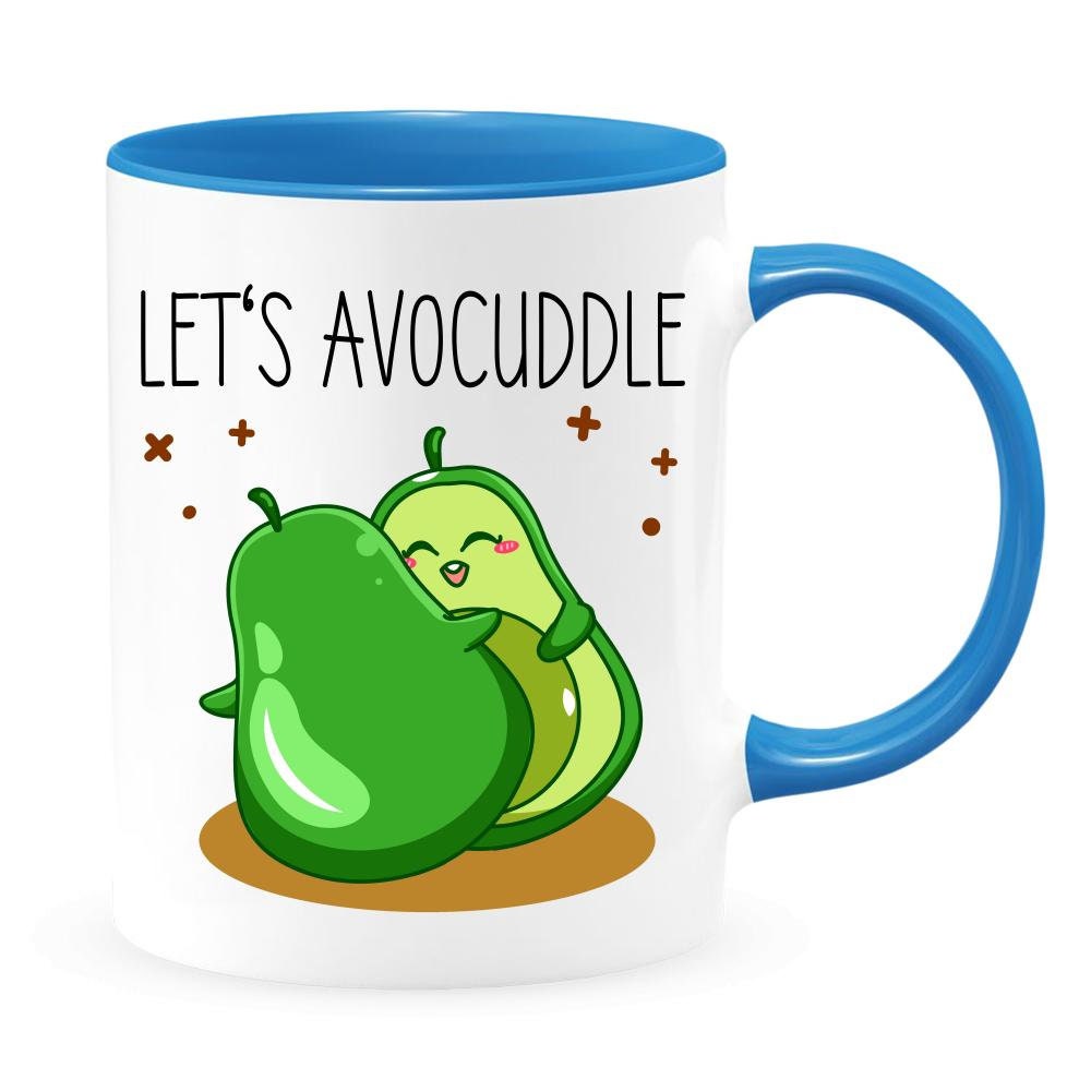 Let's Avocuddle - Valentines Day Mug - Valentines Day Gift - Avocado Mug - Cute Avocado Mug - Cute Avocado Gift - Gift for Girlfriend