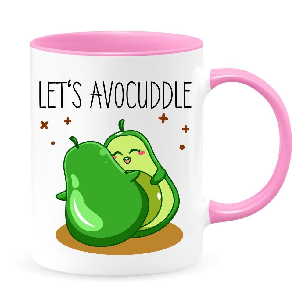 Let's Avocuddle - Valentines Day Mug - Valentines Day Gift - Avocado Mug - Cute Avocado Mug - Cute Avocado Gift - Gift for Girlfriend