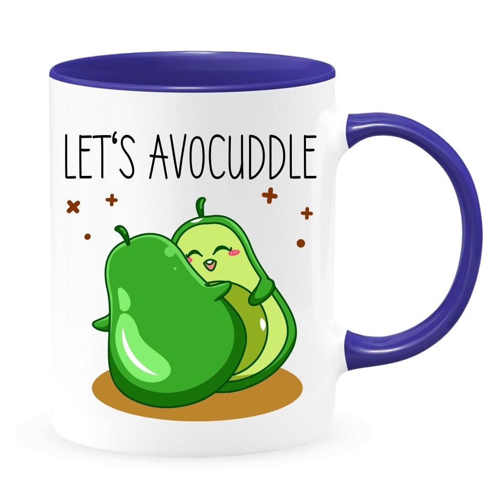 Let's Avocuddle - Valentines Day Mug - Valentines Day Gift - Avocado Mug - Cute Avocado Mug - Cute Avocado Gift - Gift for Girlfriend