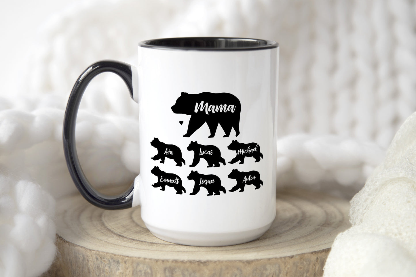 Mama Bear Coffee Mug Christmas Gift from Daughter Mom Gifts for Mom Gifts from Son Gift from Husband Gift from Kids