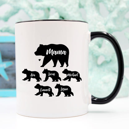 Mama Bear Coffee Mug Christmas Gift from Daughter Mom Gifts for Mom Gifts from Son Gift from Husband Gift from Kids