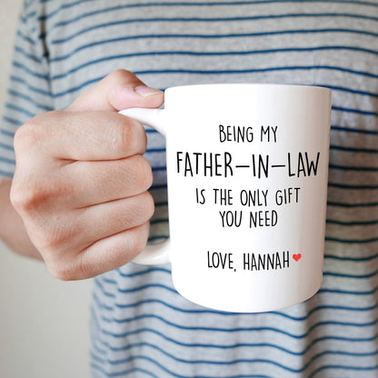 Personalized Father in Law Mug Father in Law Gift Custom Father-in-Law Gift Wedding Gift from Bride Father in Law Gift from Bride