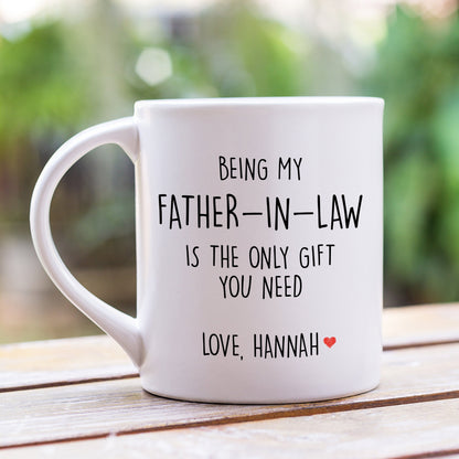 Personalized Father in Law Mug Father in Law Gift Custom Father-in-Law Gift Wedding Gift from Bride Father in Law Gift from Bride