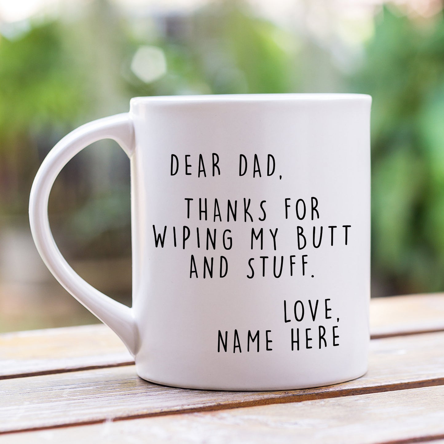 Personalized Fathers Day Gift From Daughter Custom Dad Mug From Son From Kids From Wife From Baby Girl Fathers Day Gag Gift Dad Mug