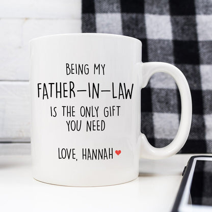 Personalized Father in Law Mug Father in Law Gift Custom Father-in-Law Gift Wedding Gift from Bride Father in Law Gift from Bride