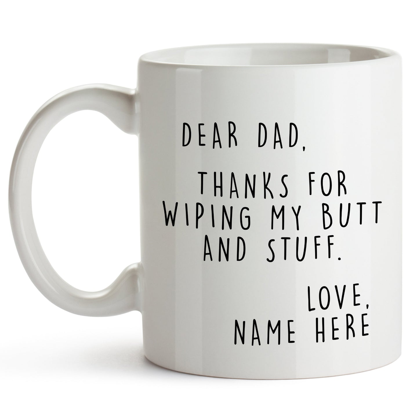 Personalized Fathers Day Gift From Daughter Custom Dad Mug From Son From Kids From Wife From Baby Girl Fathers Day Gag Gift Dad Mug