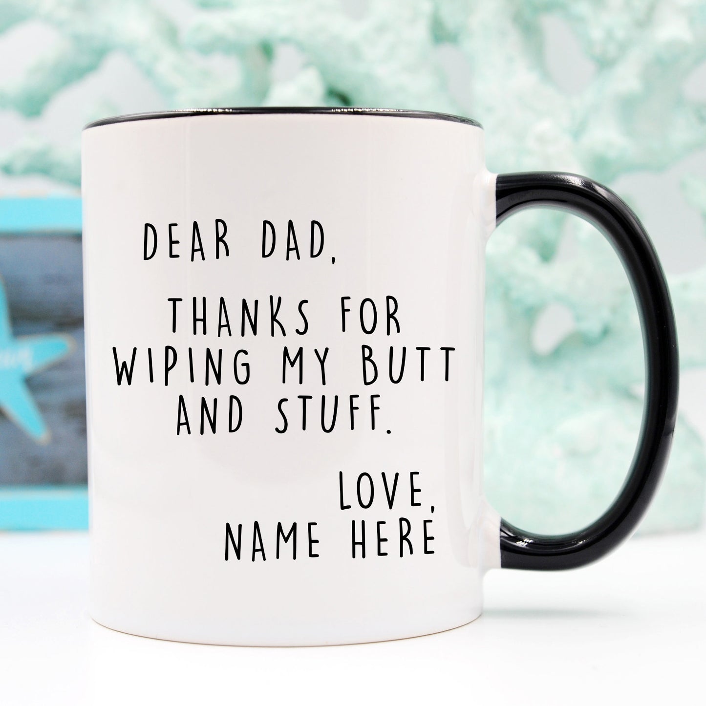 Personalized Fathers Day Gift From Daughter Custom Dad Mug From Son From Kids From Wife From Baby Girl Fathers Day Gag Gift Dad Mug