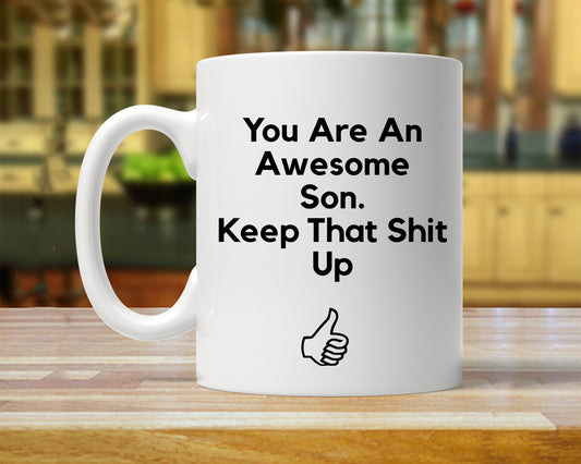 Son Birthday Present, Son Gift Ideas, Son Joke Gag Gifts, You Are An Awesome Son