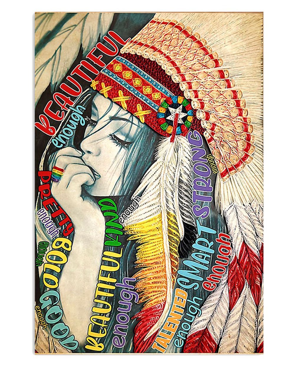 American Indian Inspirational Poster