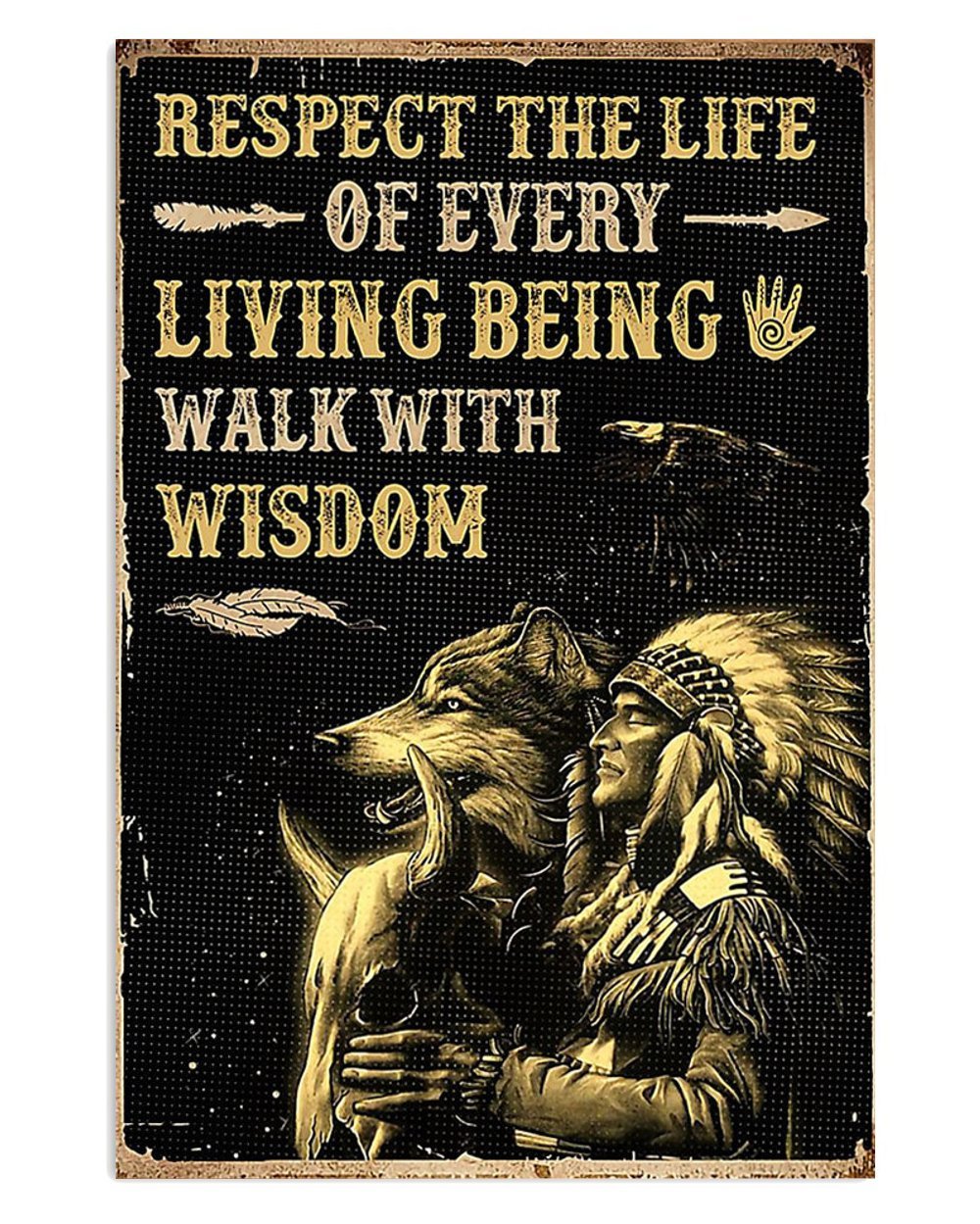 American Indian Respectful Tribe Poster