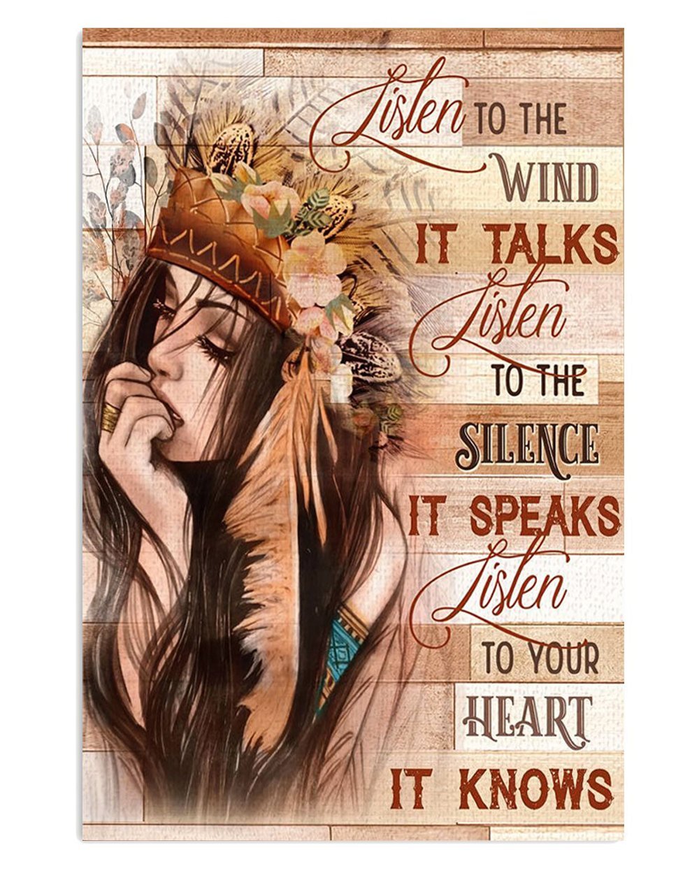 American Indians Silence Poster