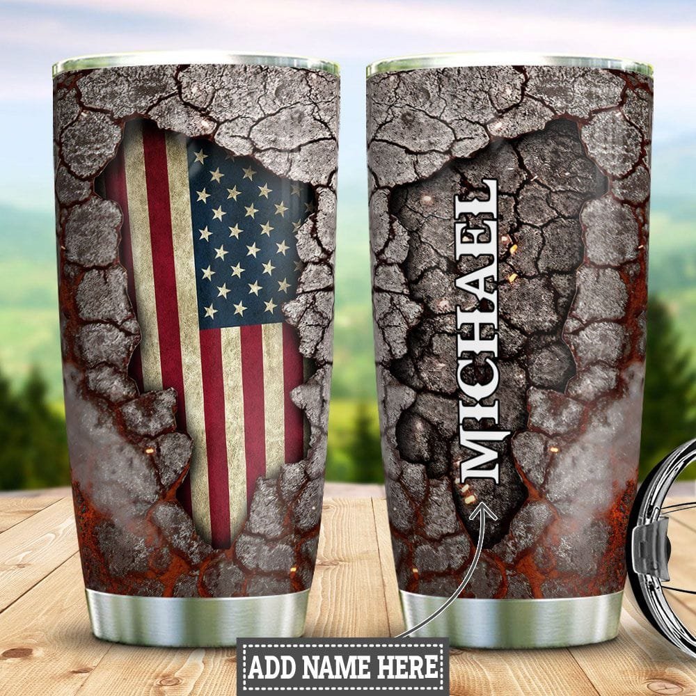 American Inside Personalized Tumbler