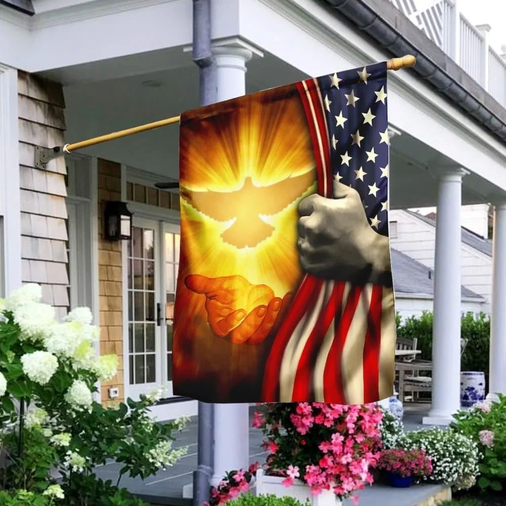 American King Jesus Christian Flag Banner