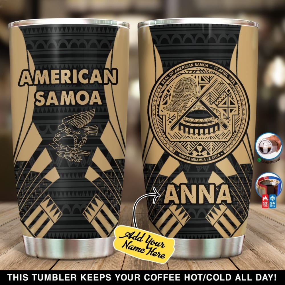 American Samoa Personalized Tumbler