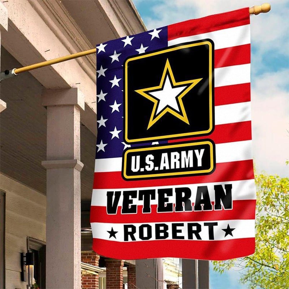 American Veteran Army Flag for Garden