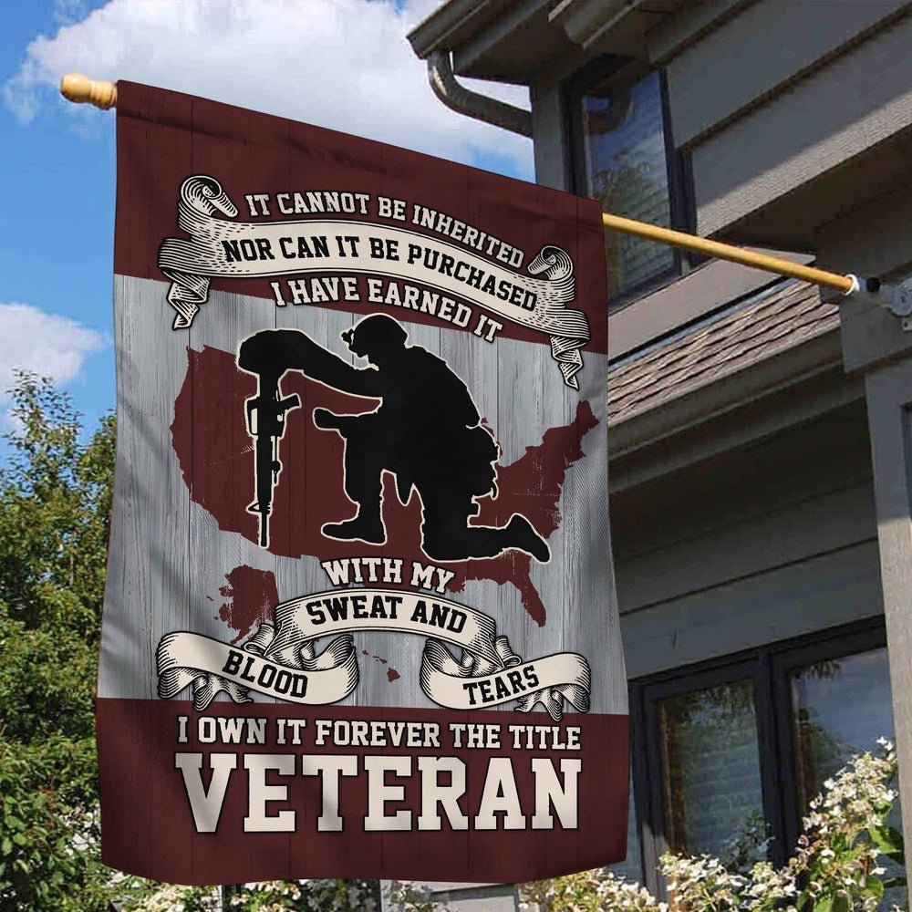 American Veteran Garden Flag for Patriots