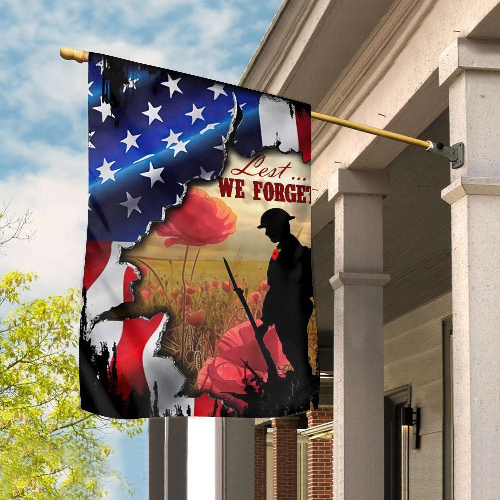 American Veteran Remembrance Heavy Garden Flag