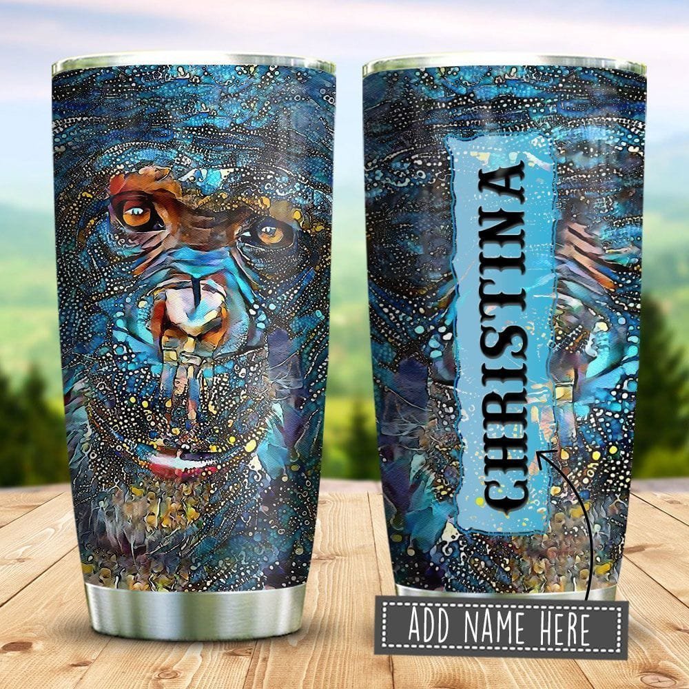 Ape Glass Personalized Tumbler