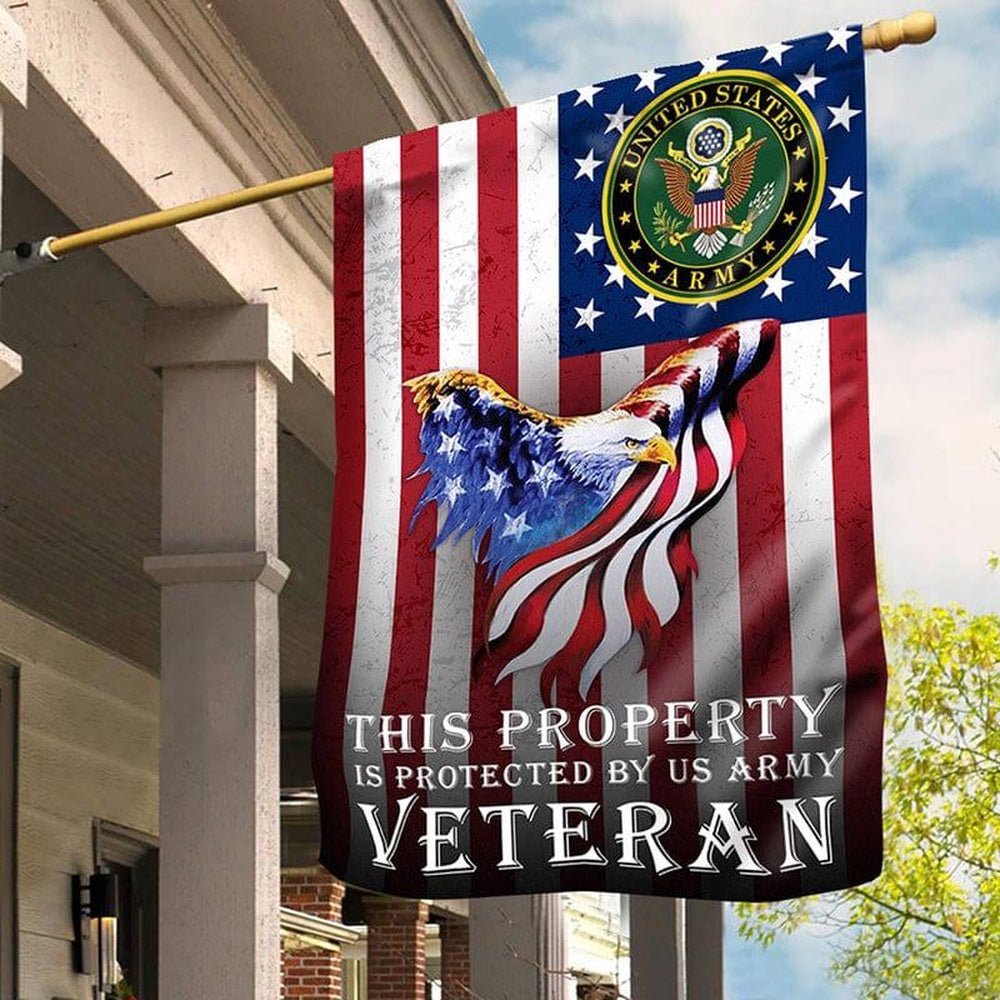 Army Flag for Veterans and Retirees