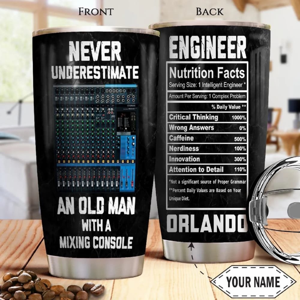 Audio Engineer Personalized Tumbler