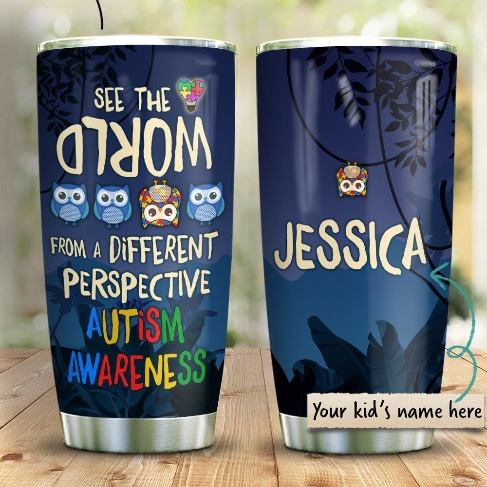 Autism Different Perspective Personalized Tumbler