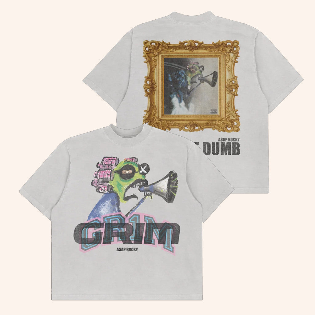 AWGE Merch ASAP Rocky Gr1m T-Shirt ASAP Rocky Merch Gifts For Rapper Fans - Lily Birch Market
