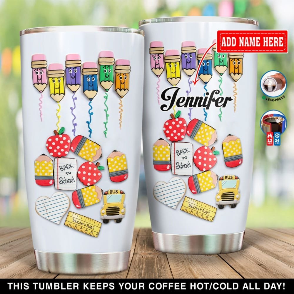 Back To School Personalized Tumbler