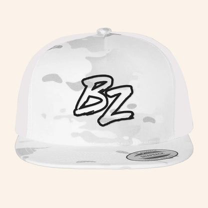 Bailey Zimmerman Merch Tour 2025 BZ White Camo Hat Snapback Best Gifts For Husband - Lilybirchmarket