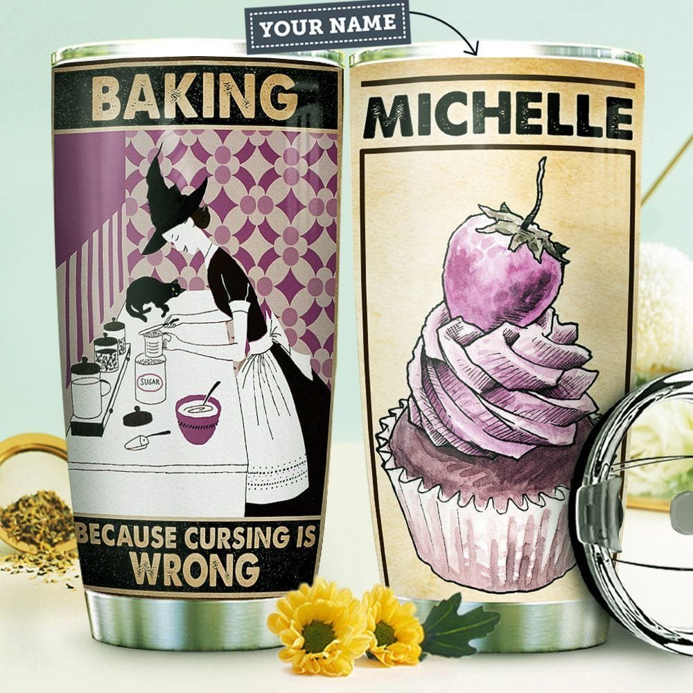 Baking Witch Personalized Tumbler