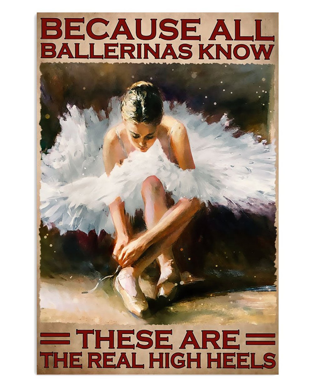 Ballet Dance High Heels Wall Art