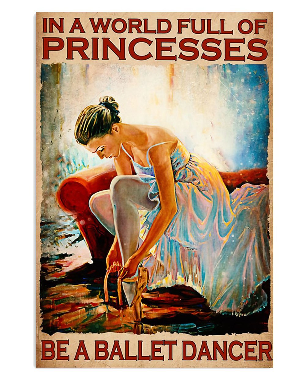 Ballet Dancer Princess Poster