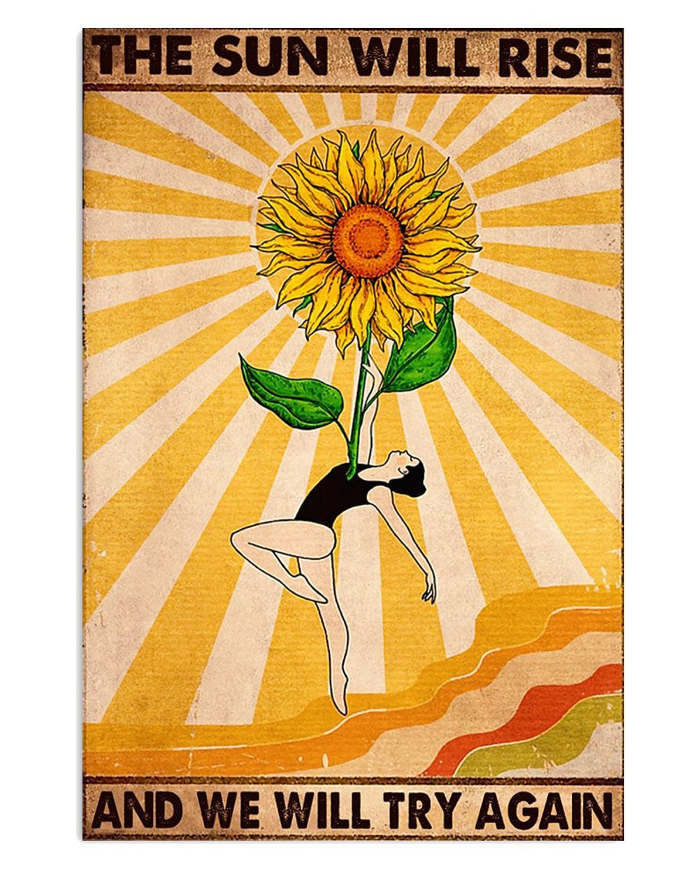 Ballet Poster Sun Will Rise Ballerina