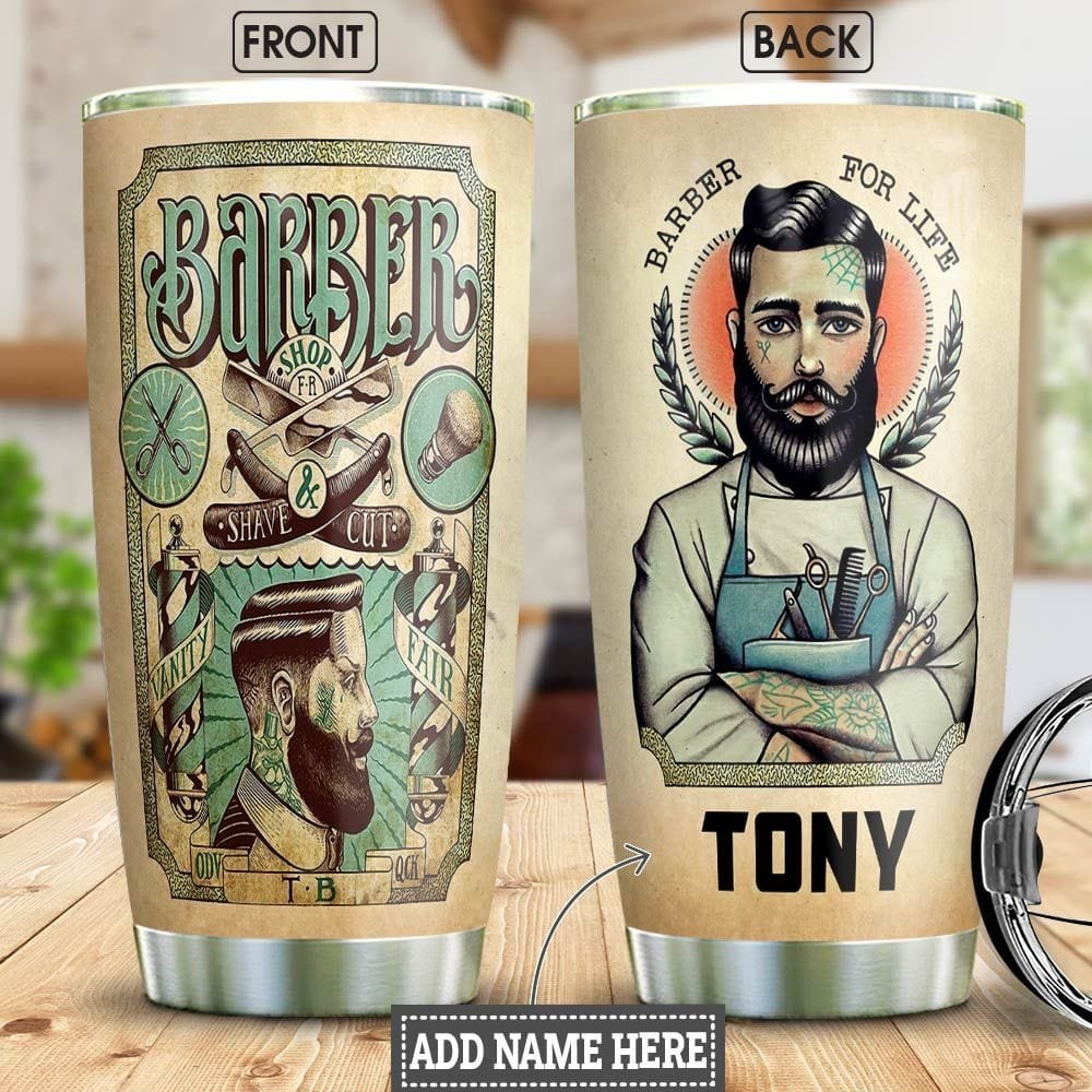 Barber Personalized Tumbler