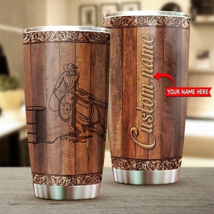 Barrel Racing Personalized Tumbler