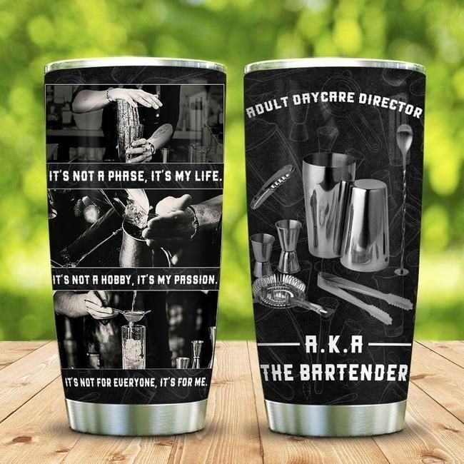 Bartender Adult Daycare Director Personalized Tumbler